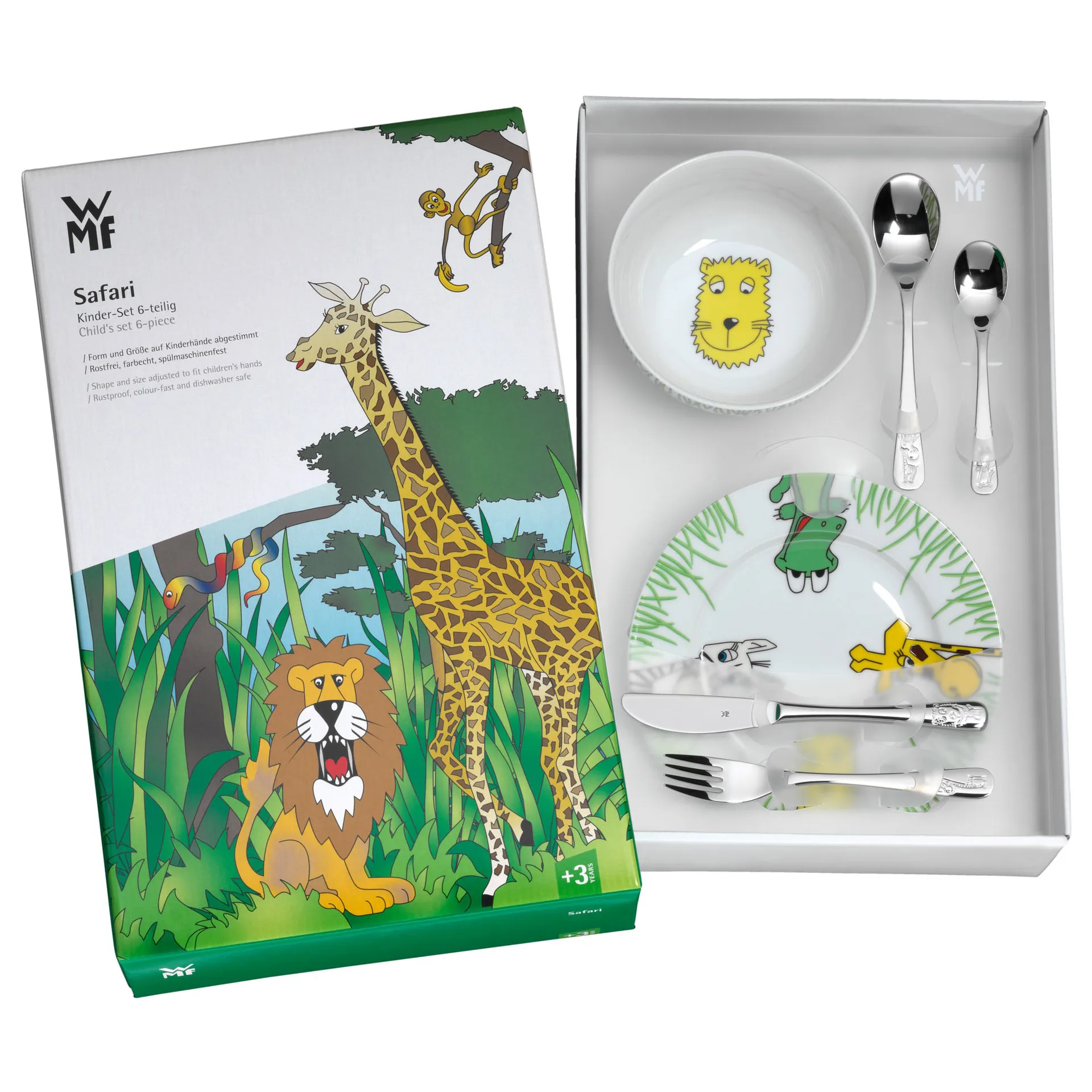 WMF barneservise 6 deler, Safari WMF
