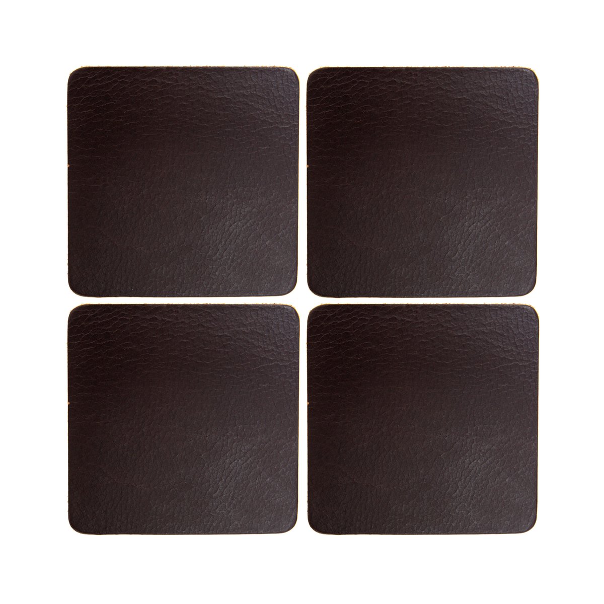 Xapron Cuba glassunderlag 4-pakning Brown