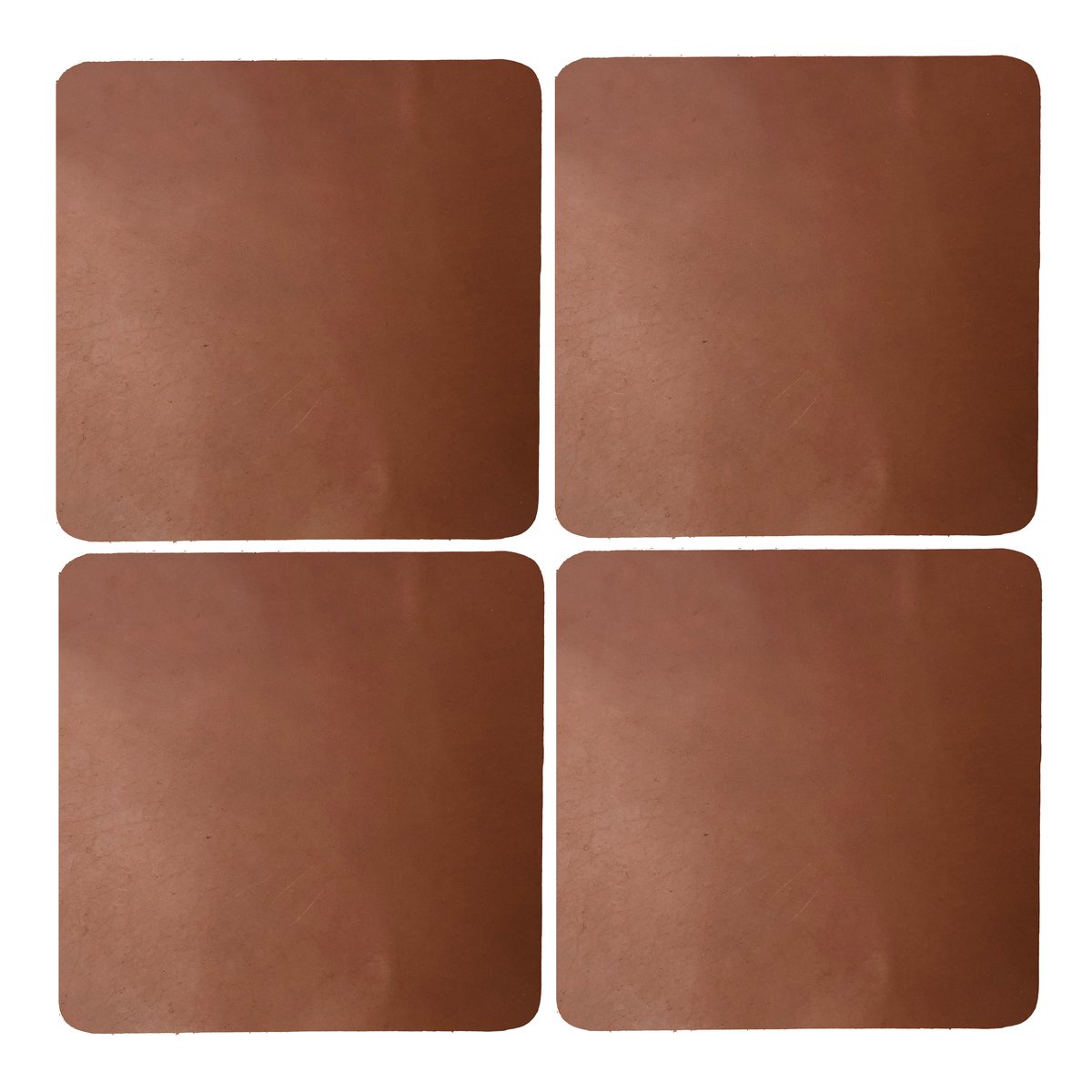 Xapron Cuba glassunderlag 4-pakning Cognac