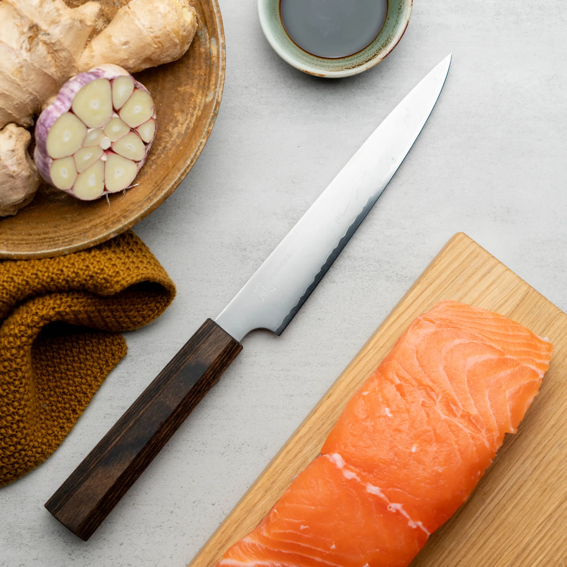 Hana allkniv 15 cm, Rustfritt stål-pakkawood Yaxell