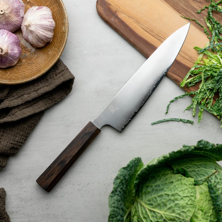Hana kokkekniv 20 cm, Rustfritt stål-pakkawood Yaxell