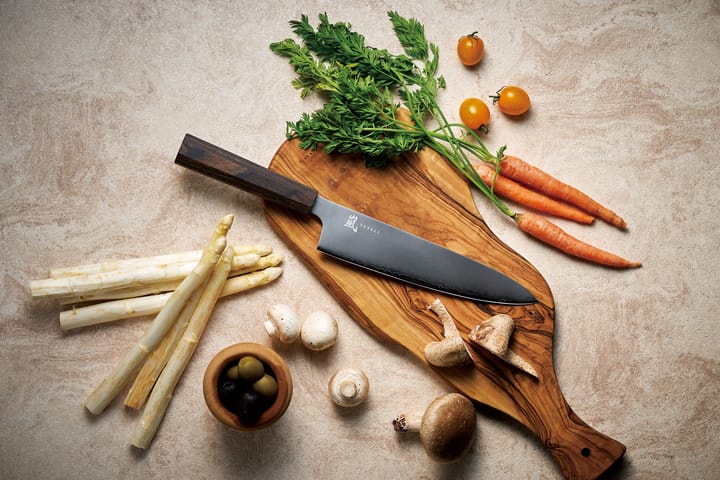Hana kokkekniv 20 cm, Rustfritt stål-pakkawood Yaxell