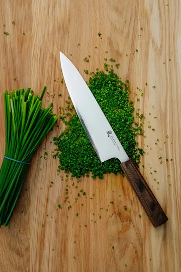 Hana kokkekniv 20 cm - Rustfritt stål-pakkawood - Yaxell