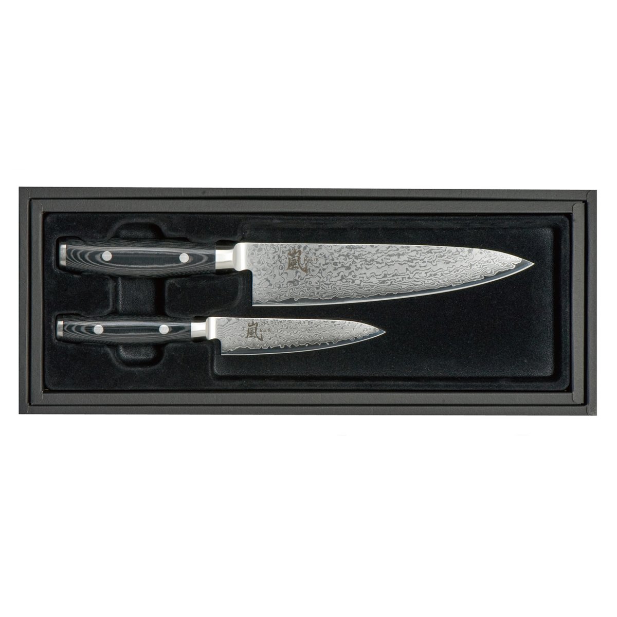 Yaxell - Yaxell Ran 2-delt sett med kokkekniv 20 cm og universalkniv 12 cm - Kokkekniver