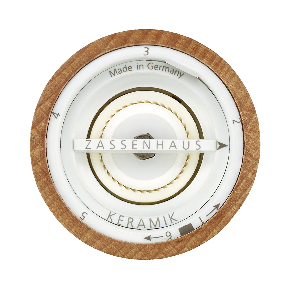 Berlin salt- og pepperkvern sett, svart-hvit Zassenhaus