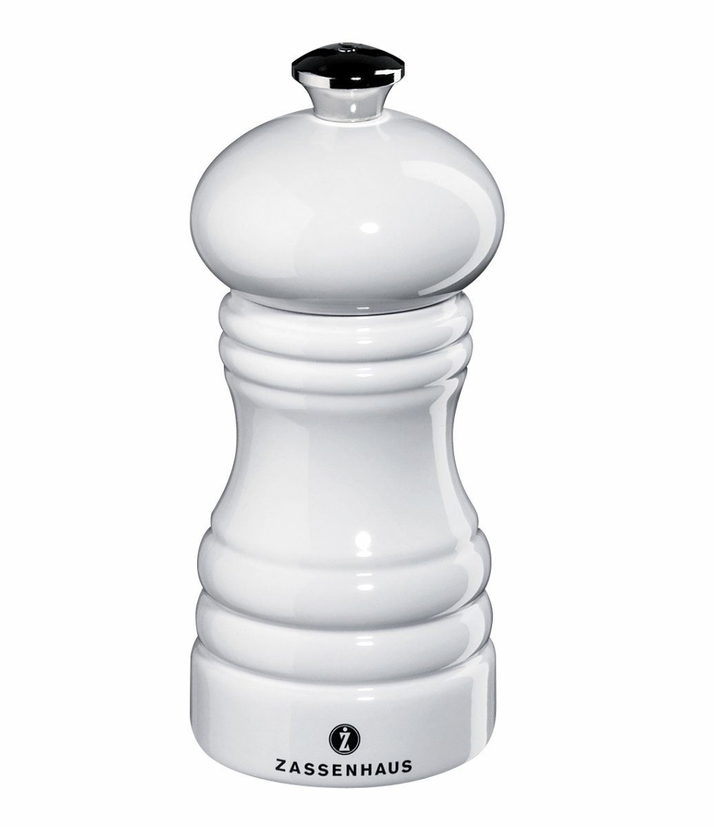 Zassenhaus Berlin saltkvern 12 cm Plain white