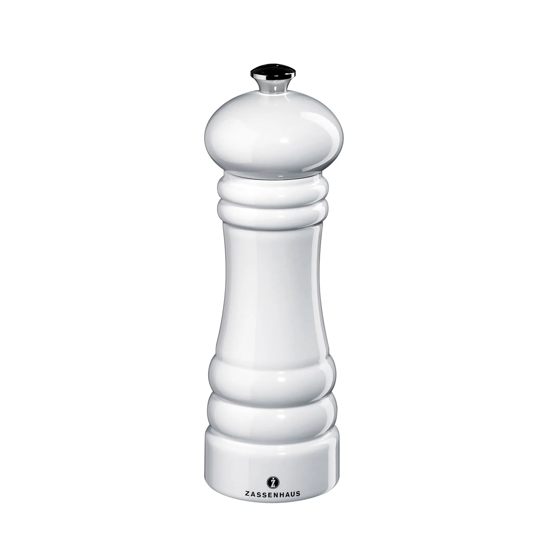 Berlin saltkvern blank hvit, 18 cm Zassenhaus