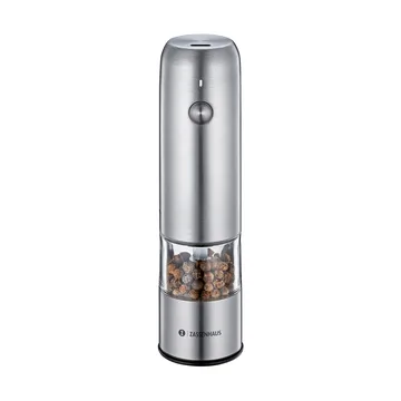 Köln elektrisk pepperkvern - Rustfritt stål, 14 cm - Zassenhaus