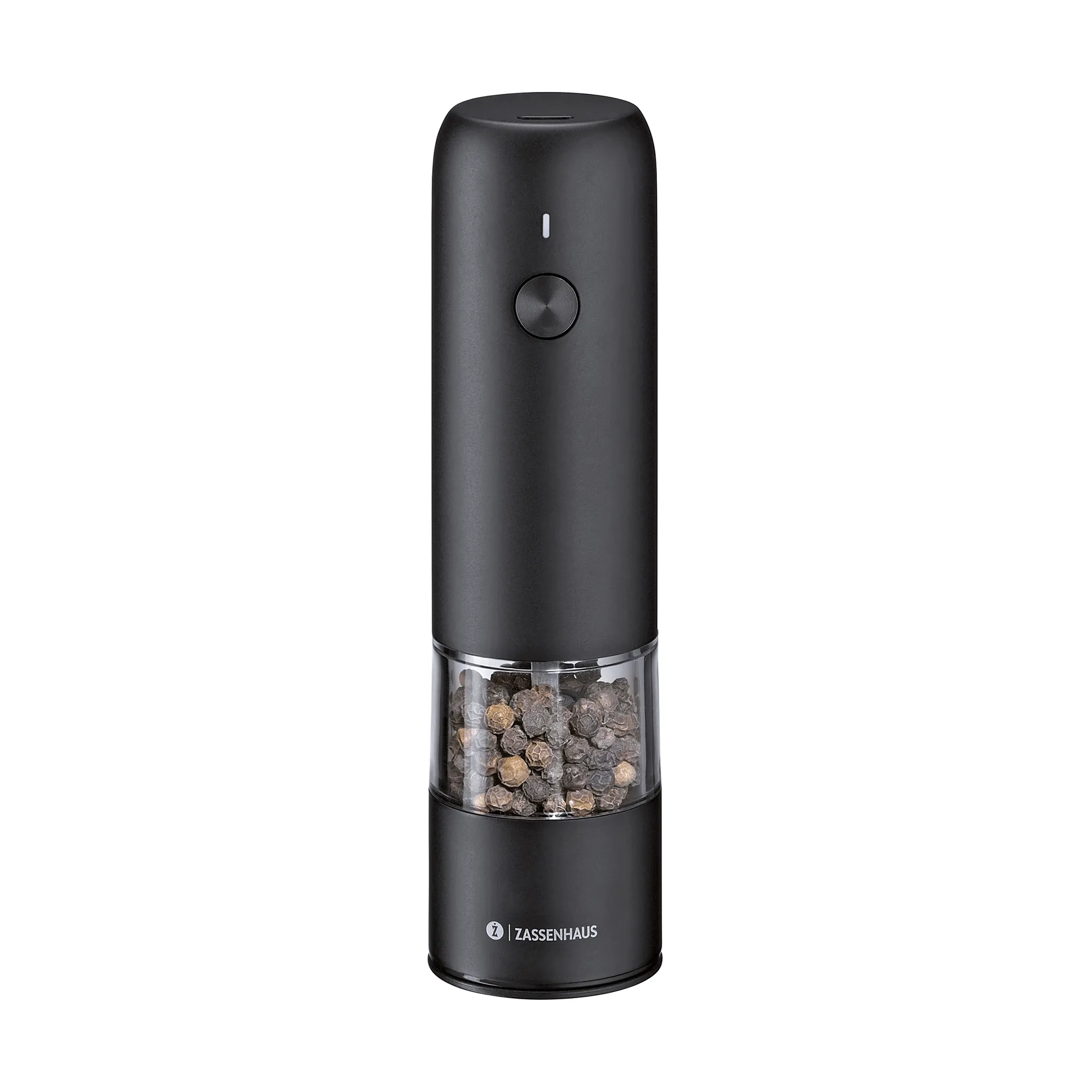 Köln elektrisk pepperkvern, Svart, 14 cm Zassenhaus
