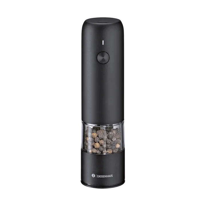 Köln elektrisk pepperkvern - Svart, 14 cm - Zassenhaus