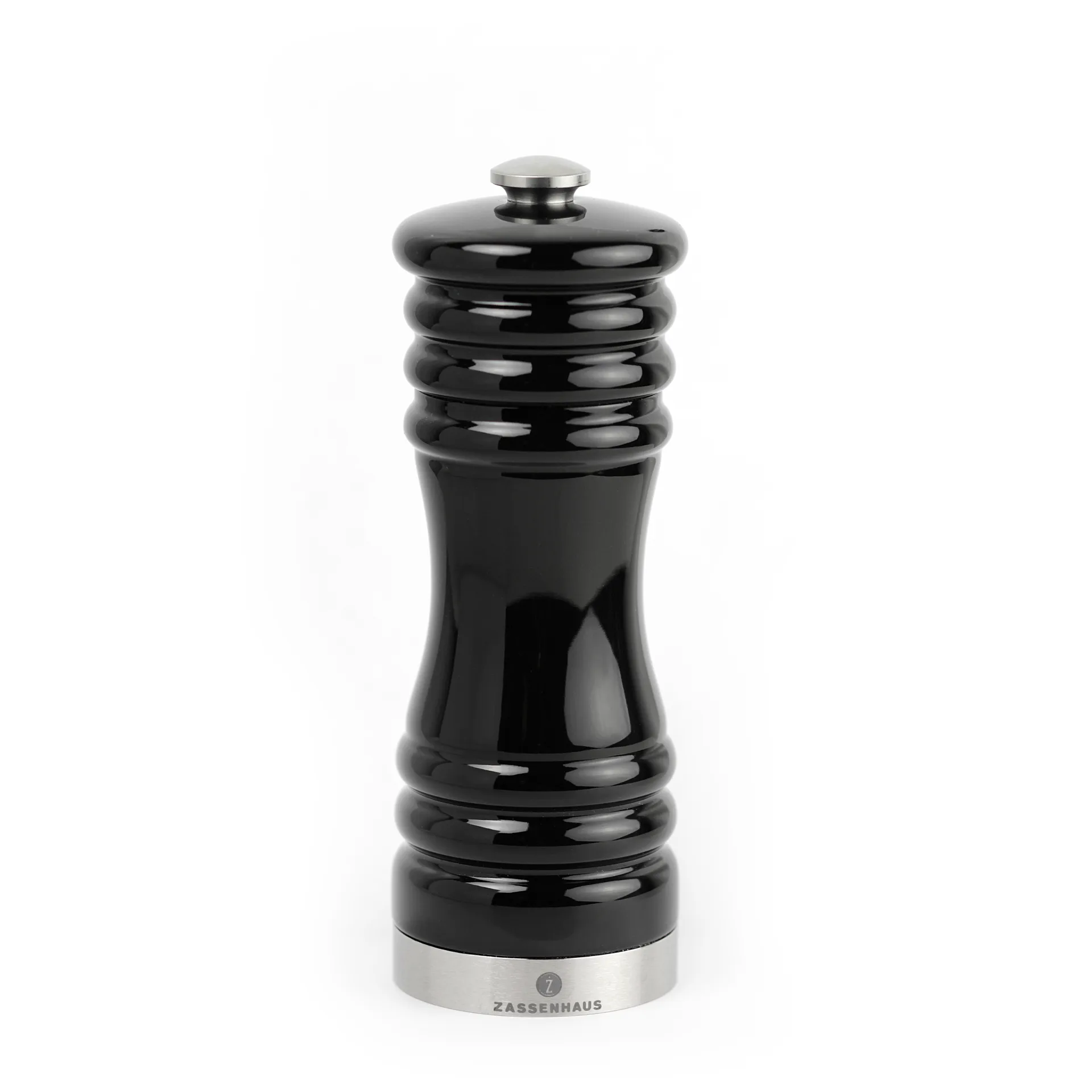 München salt- & pepperkvern blank svart, 15 cm Zassenhaus