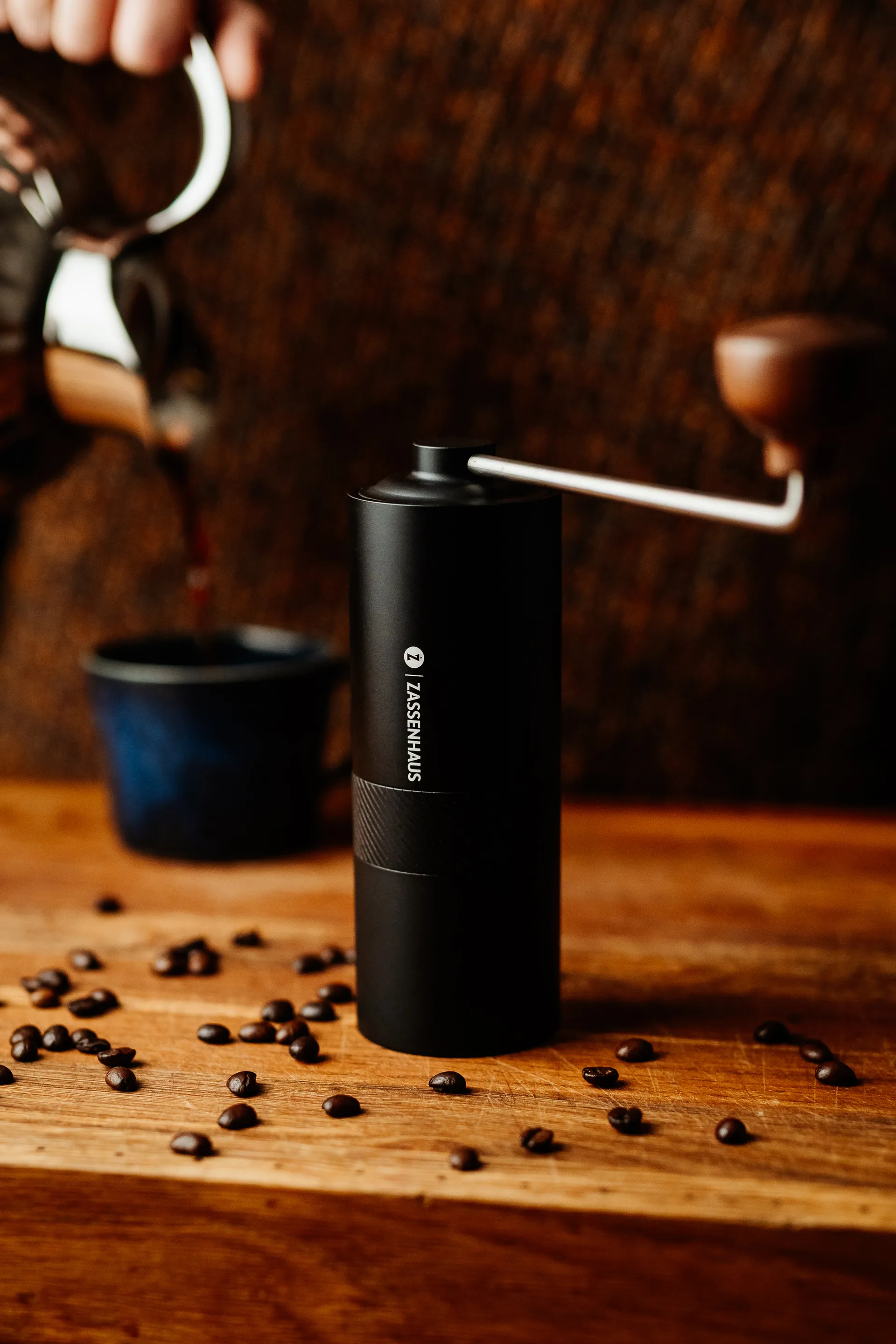 Zassenhaus Expert 48S kaffe-/espressokvern, Svart Zassenhaus