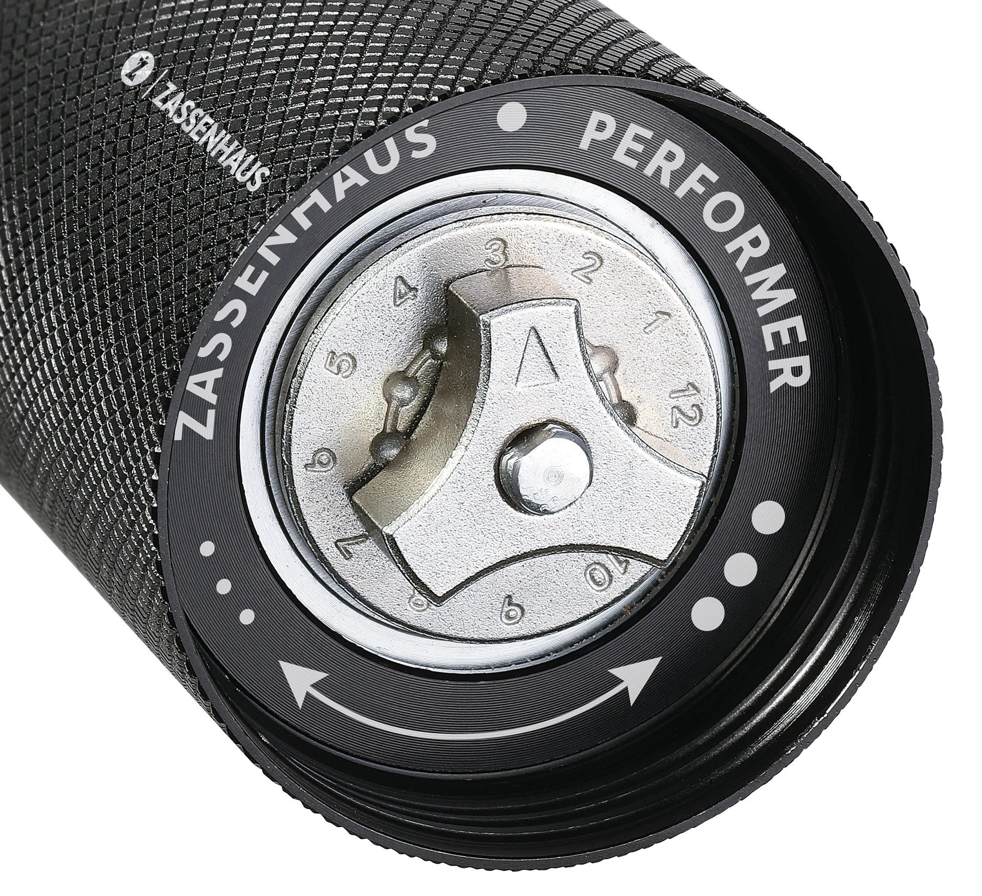 Zassenhaus Performer pepperkvern, Valnøtt-aluminium 13 cm Zassenhaus