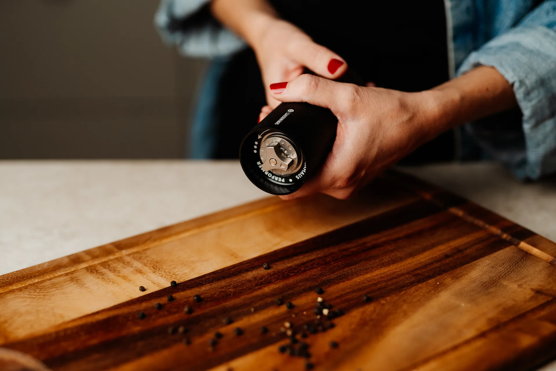 Zassenhaus Performer pepperkvern, Valnøtt-aluminium 13 cm Zassenhaus