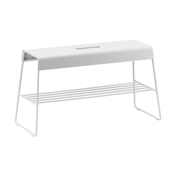 A-bench outdoor benk med hylle 45 cm - Soft grey - Zone Denmark