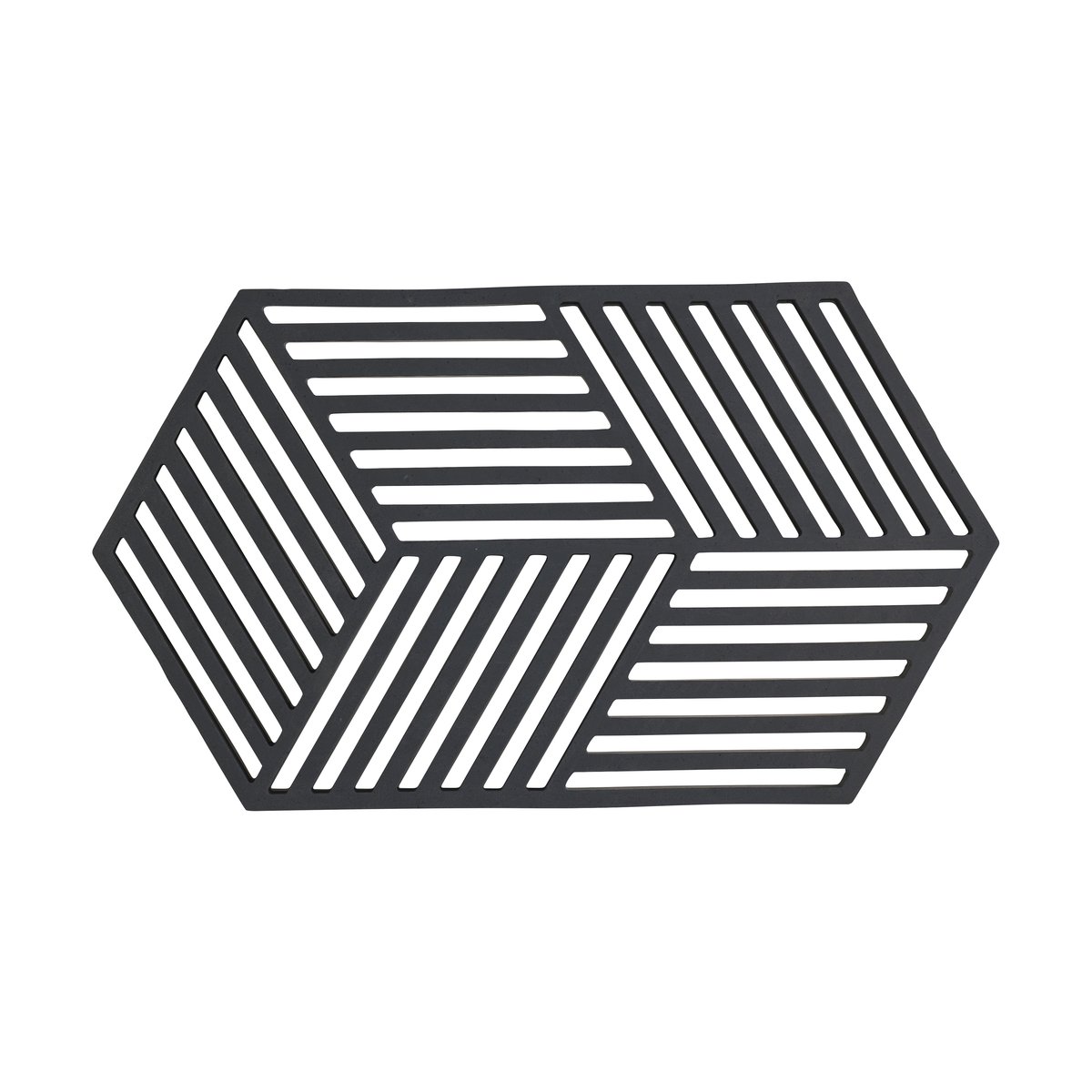 Zone - Hexagon bordskåner 24 cm black