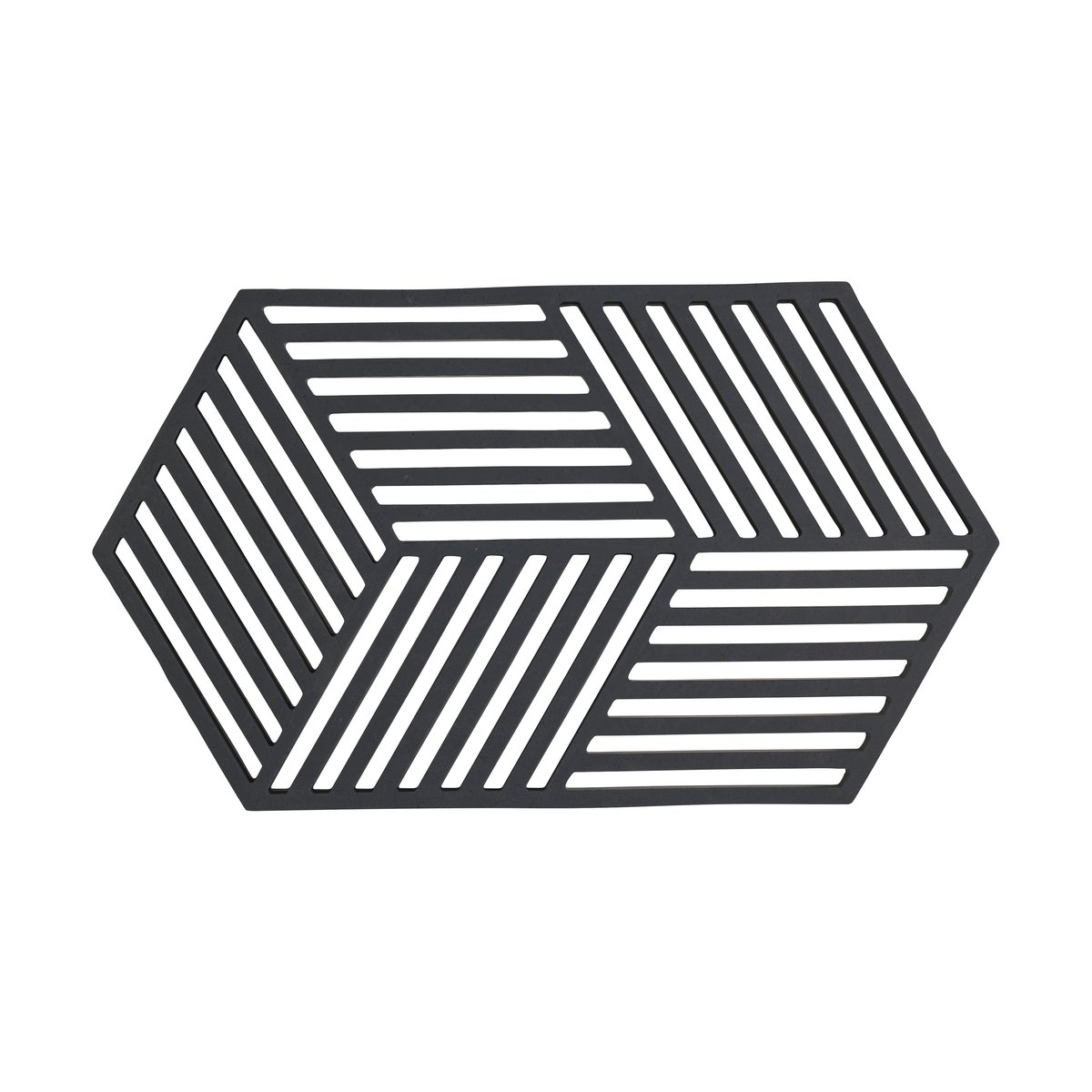 Zone Denmark Hexagon gryteunderlag stor Black