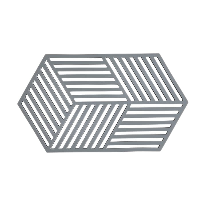 Hexagon gryteunderlag stor, Cool Grey Zone Denmark