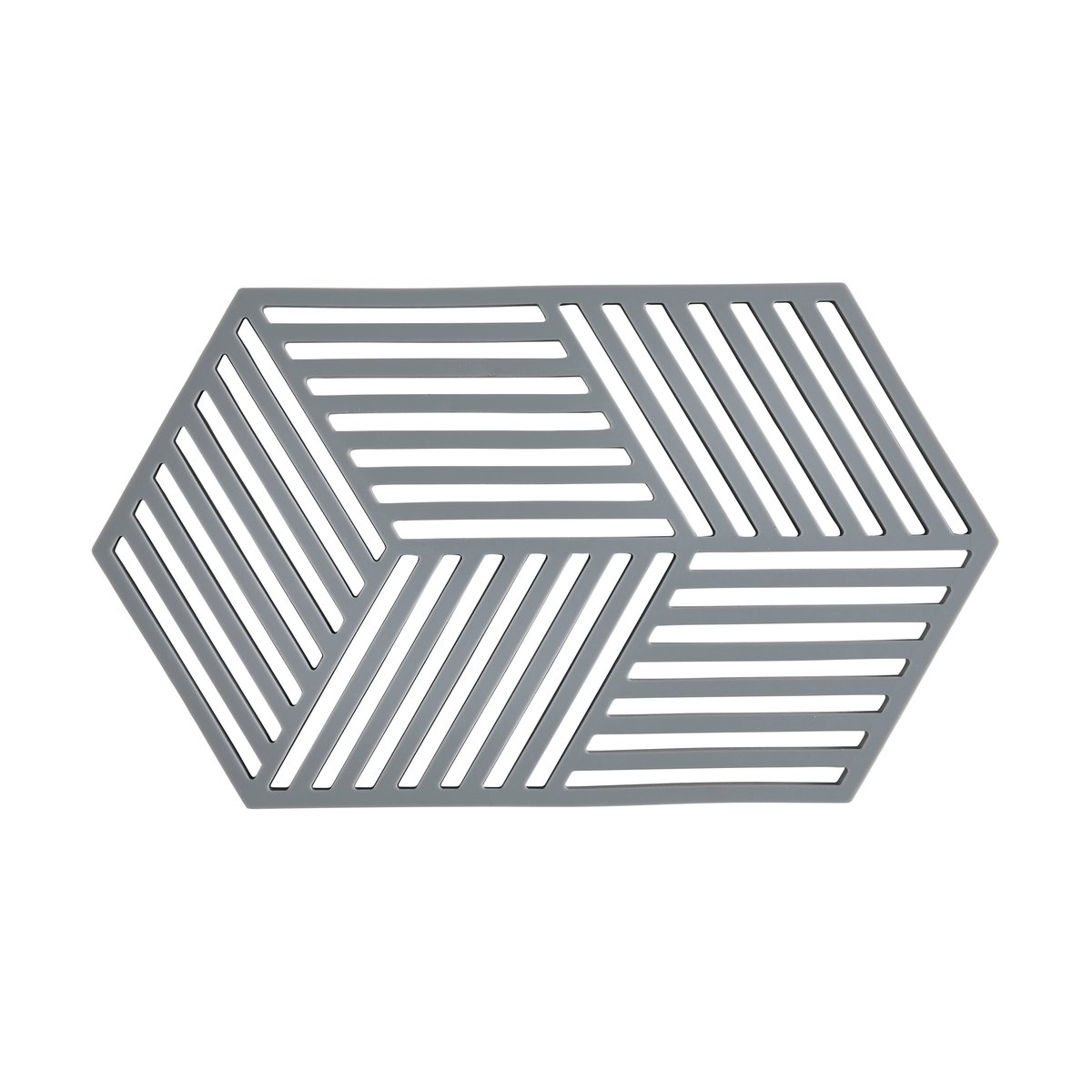 Zone Denmark Hexagon gryteunderlag stor Cool Grey