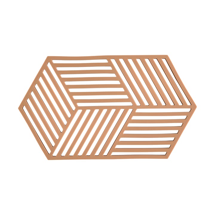 Hexagon gryteunderlag stor, Light Terracotta Zone Denmark