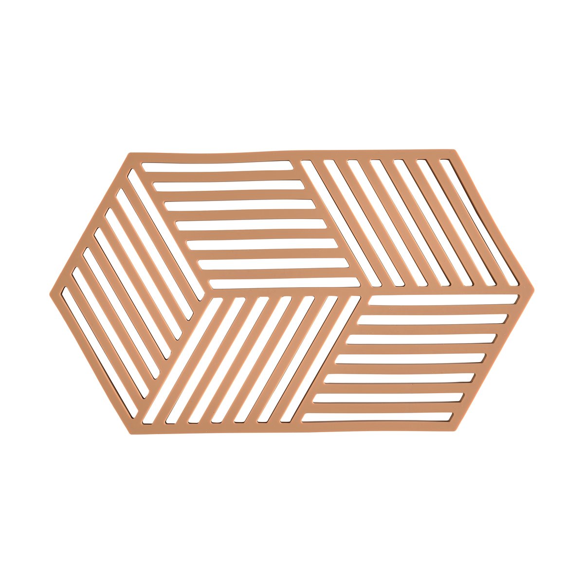 Zone Denmark Hexagon gryteunderlag stor Light Terracotta