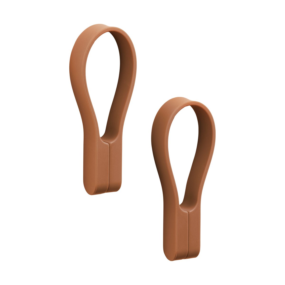 Zone Denmark Loop håndklestropp magnet 2-pack Terracotta