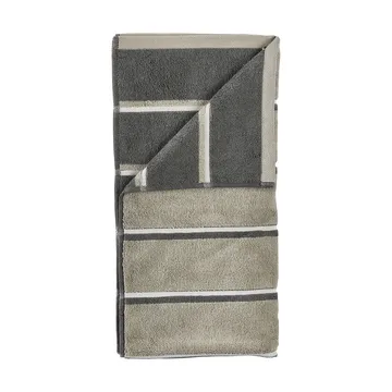 Sauna Håndkle - Eucalyptus-olive green-soft grey, 70x140 cm - Zone Denmark