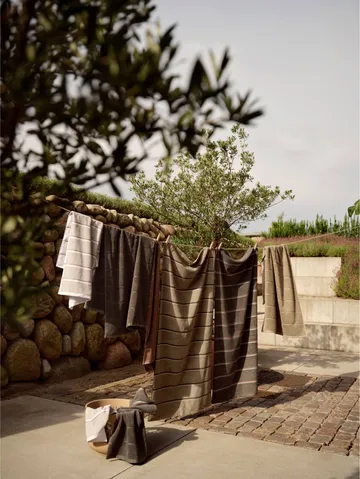 Sauna Håndkle - Grey-blue fog-soft grey, 70x140 cm - Zone Denmark
