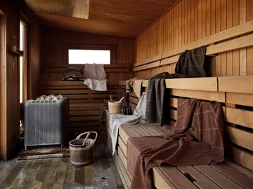 Sauna Håndkle - Grey-blue fog-soft grey, 70x140 cm - Zone Denmark