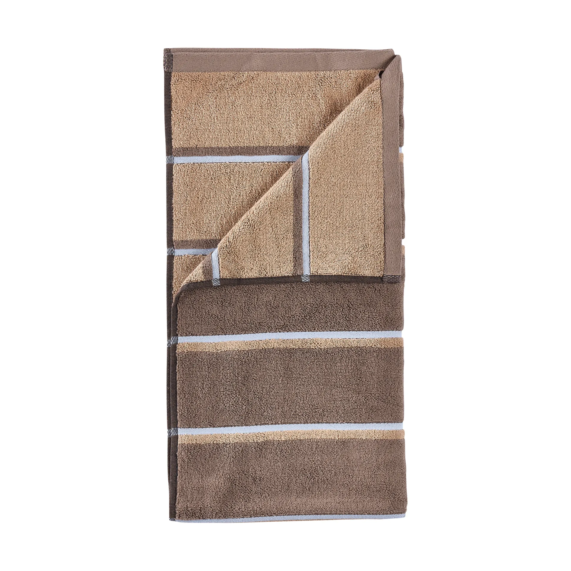 Sauna Håndkle, Taupe-camel-sky blue, 70x140 cm Zone Denmark