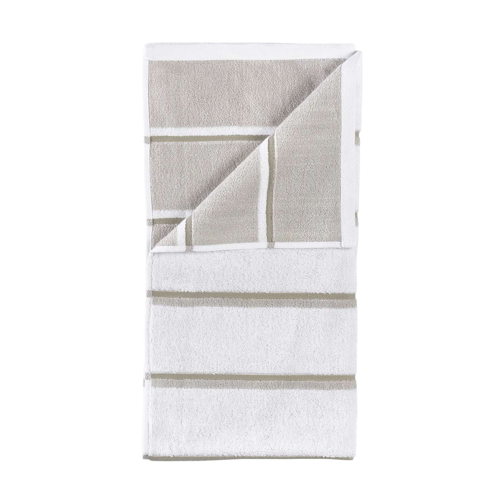 Sauna Håndkle, White-soft grey-eucalyptus, 50x100 cm Zone Denmark