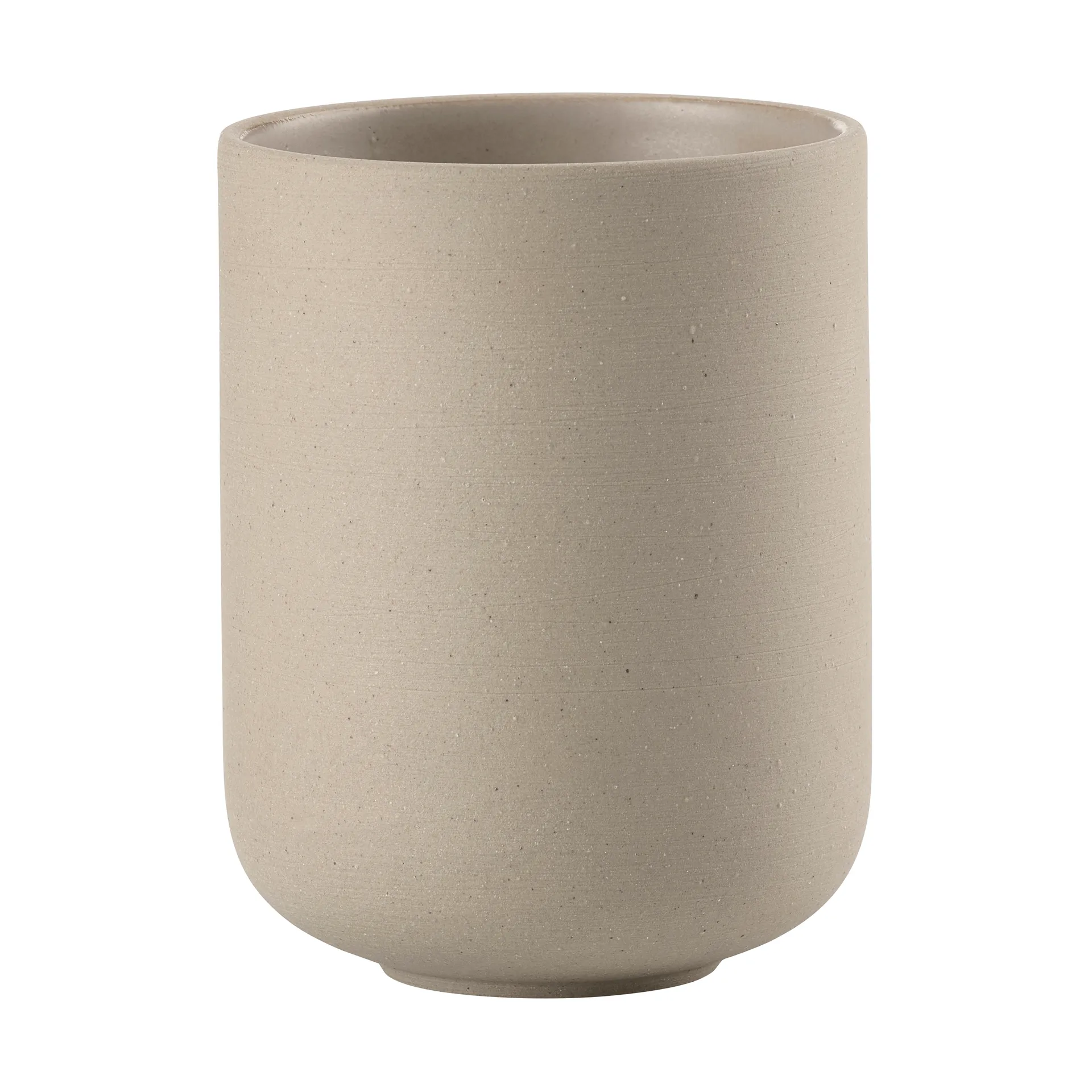 Sensu tannbørstekopp Ø7,4x9,5 cm, Taupe Zone Denmark