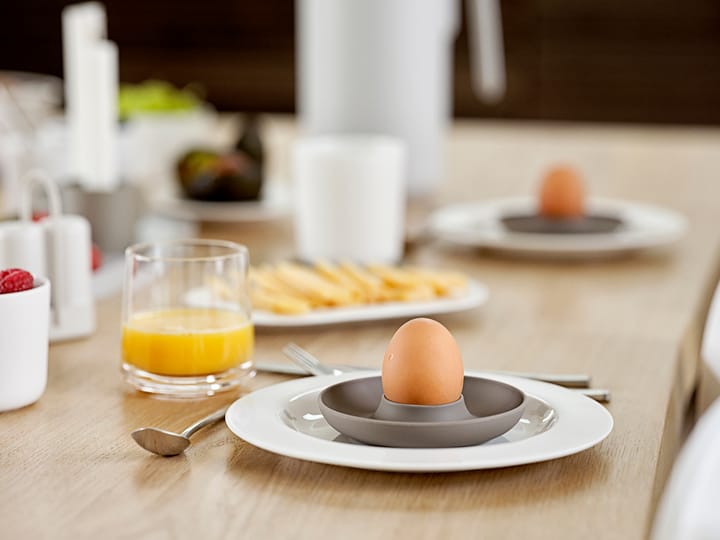 Singles eggeglass 4 -pack med beholder, Taupe Zone Denmark