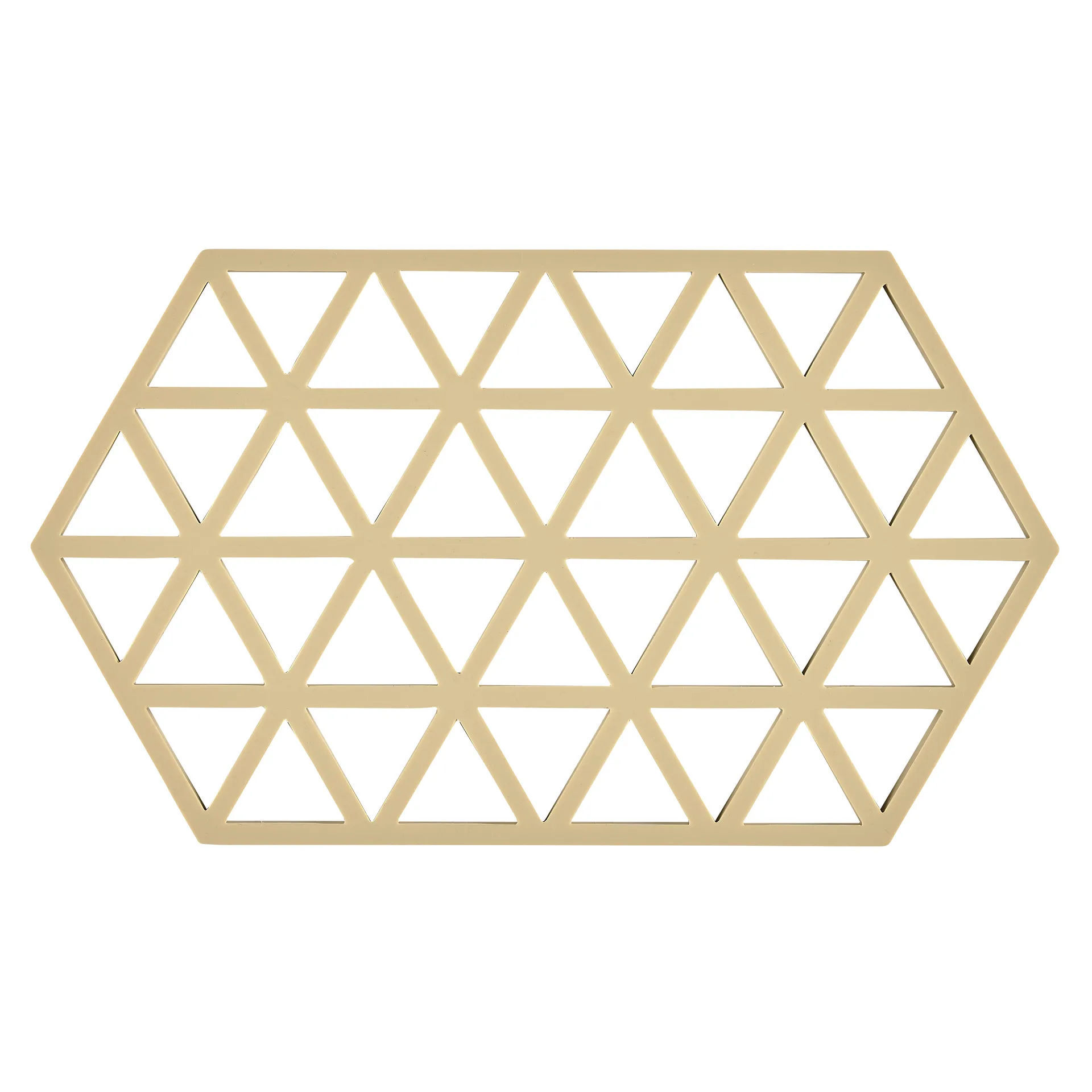 Triangles gryteunderlag 14x24 cm, Warm sand Zone Denmark