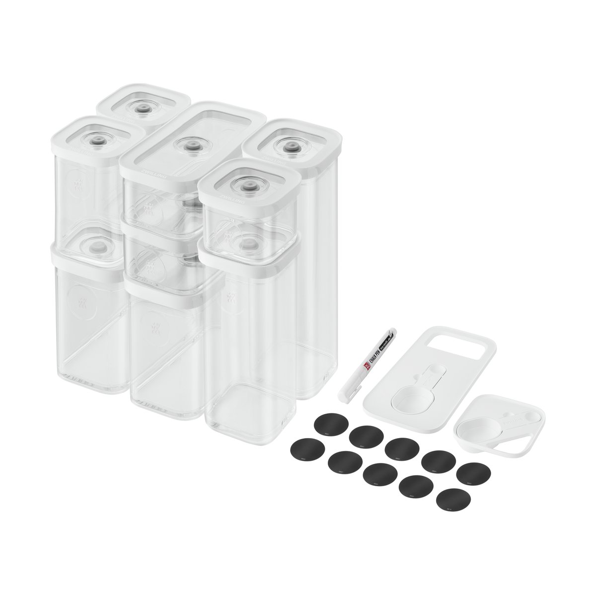 Zwilling CUBE oppbevaringssett S/M12 12-deler