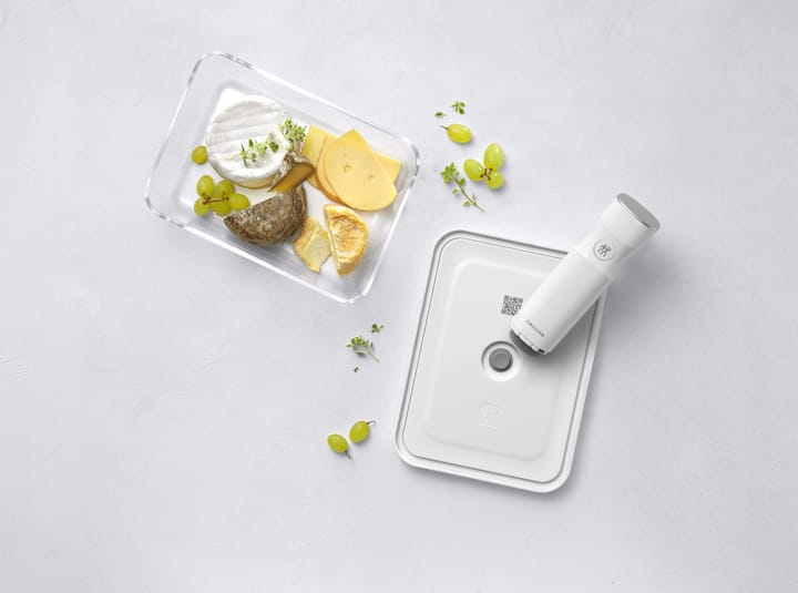 Fresh & save vakuum rektangulær matboks 2 L, Borosilikatglass Zwilling