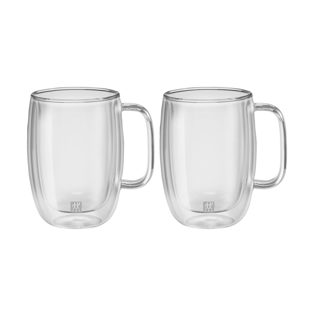 ZWILLING 39500-114, Gjennomsiktig, Borosilikatglass, Rund, 2 stykker, Klar, 450 ml