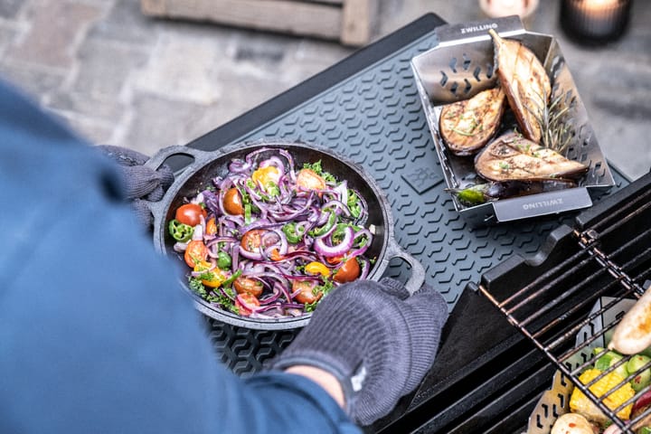 Zwilling BBQ+ non slip silikonmatte 45x31 cm, Grå Zwilling