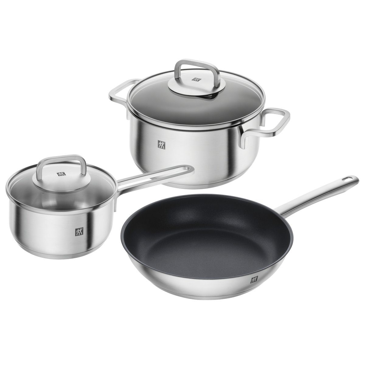 Zwilling Zwilling Cube grytsett 3 deler Rustfritt stål-klar
