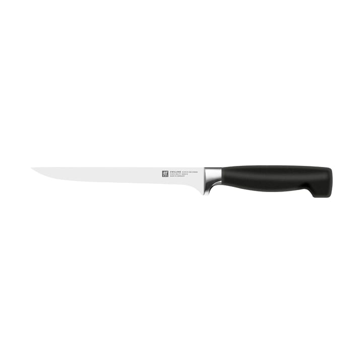 Zwilling Four star fileteringskniv 18 cm - Svart-rustfritt stål - Zwilling