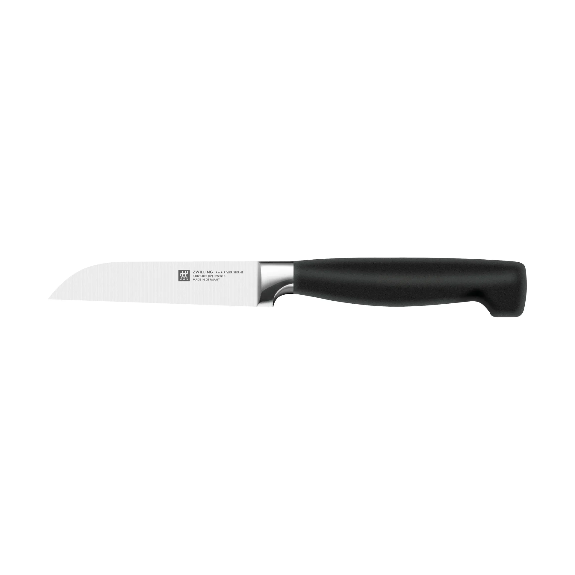 Zwilling Four star grønnsakskniv 8 cm, Svart-rustfritt stål Zwilling