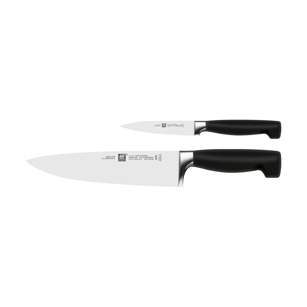 Zwilling Zwilling Four star knivsett 2 deler Svart-rustfritt stål