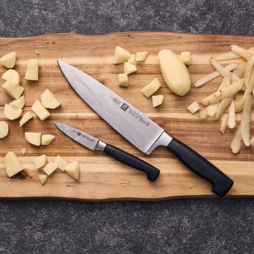 Zwilling Four star knivsett 2 deler - Svart-rustfritt stål - Zwilling