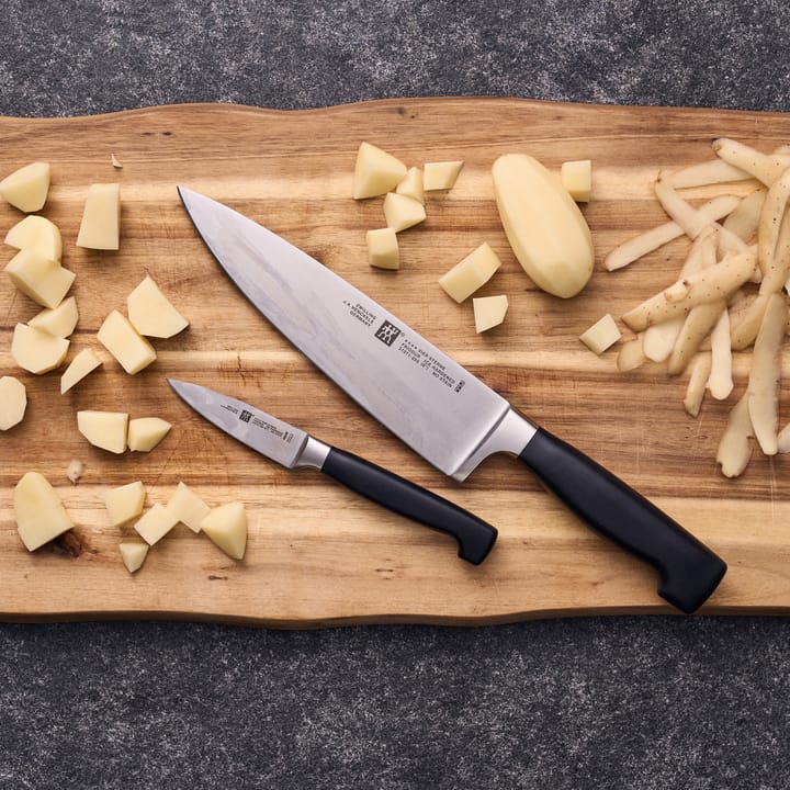 Zwilling Four star knivsett 2 deler, Svart-rustfritt stål Zwilling