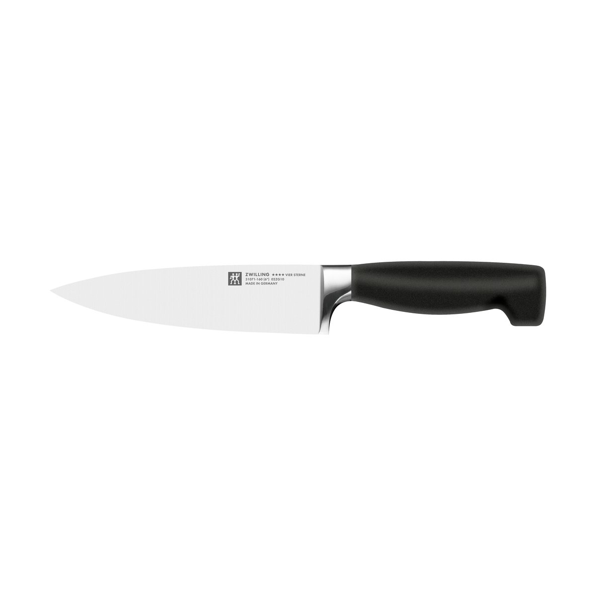 Zwilling Zwilling Four star kokkekniv 16 cm Svart-rustfritt stål