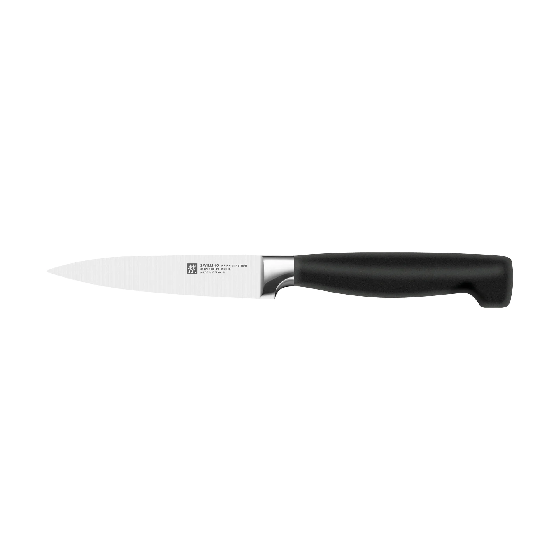 Zwilling Four star skrellekniv 10 cm, Svart-rustfritt stål Zwilling