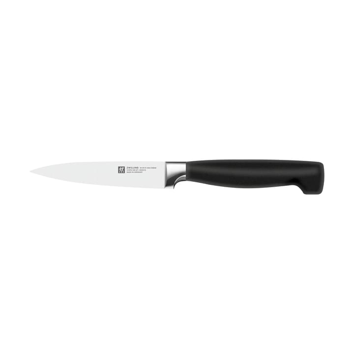 Zwilling Four star skrellekniv 10 cm - Svart-rustfritt stål - Zwilling