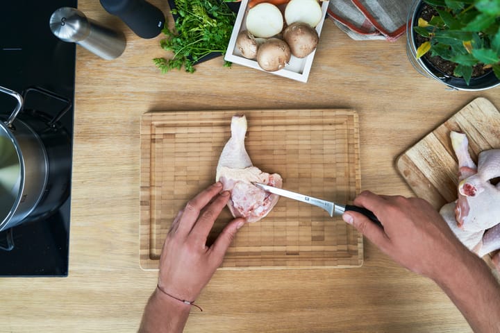 Zwilling Four star urbeningskniv 14 cm, Svart-rustfritt stål Zwilling