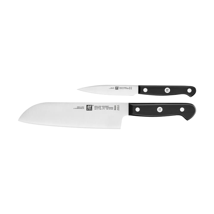 Zwilling Gourmet knivsett 2 deler - Svart-rustfritt stål - Zwilling