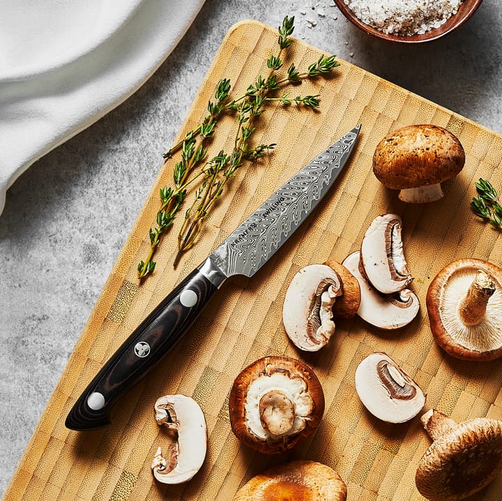 Zwilling Kramer euro stainless skrellekniv 9 cm, Damaskus-svart Zwilling